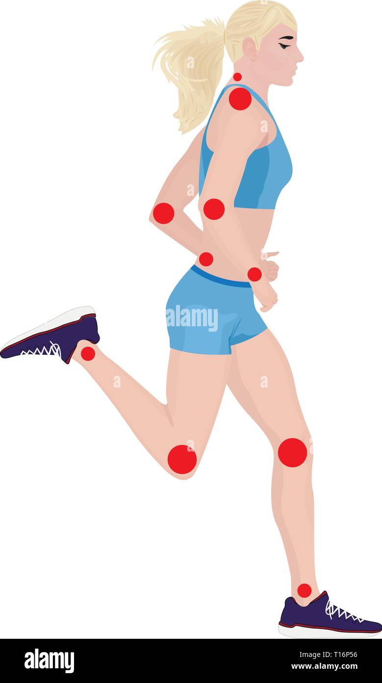 Girl arthritis Stock Vector Images Alamy