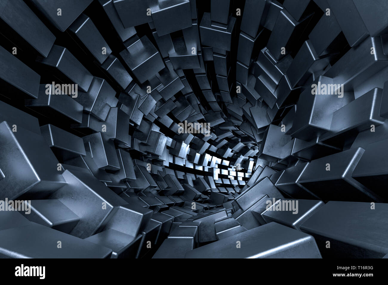 Computer digital drawing, dark background, dark science-fiction ...