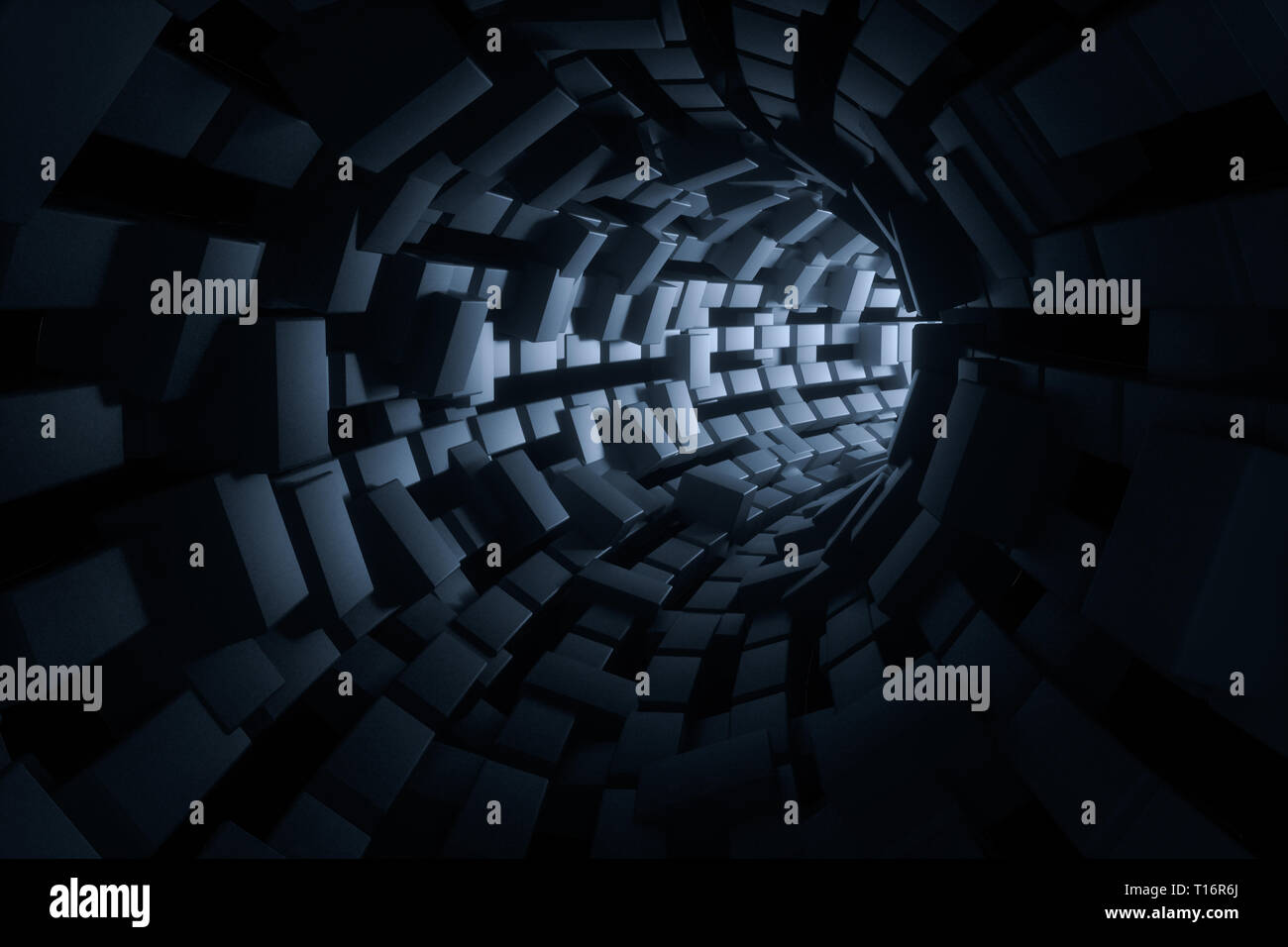 Computer digital drawing, dark background, dark science-fiction ...