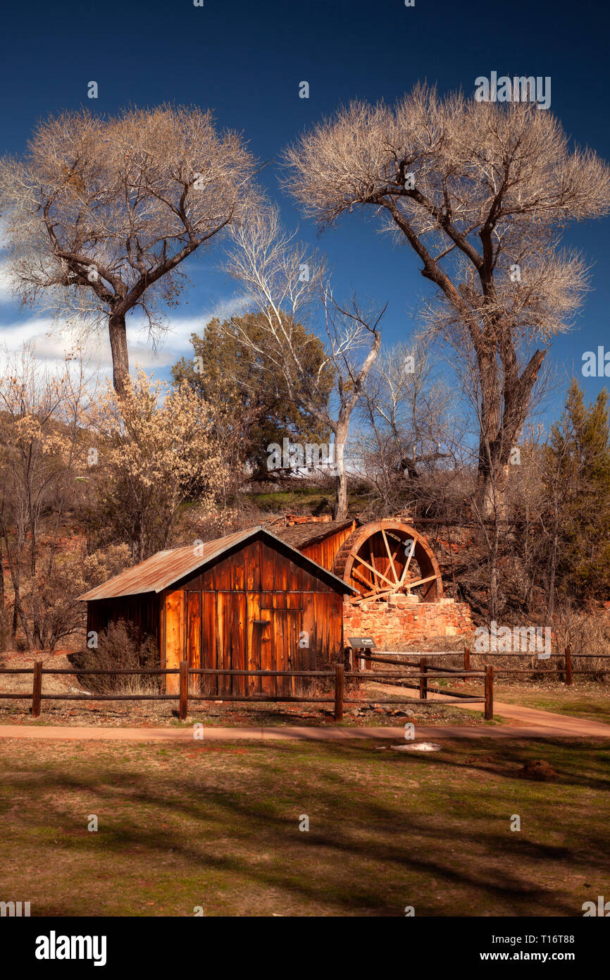 Mill at Crescent Moon Ranch Stock Photo - Alamy