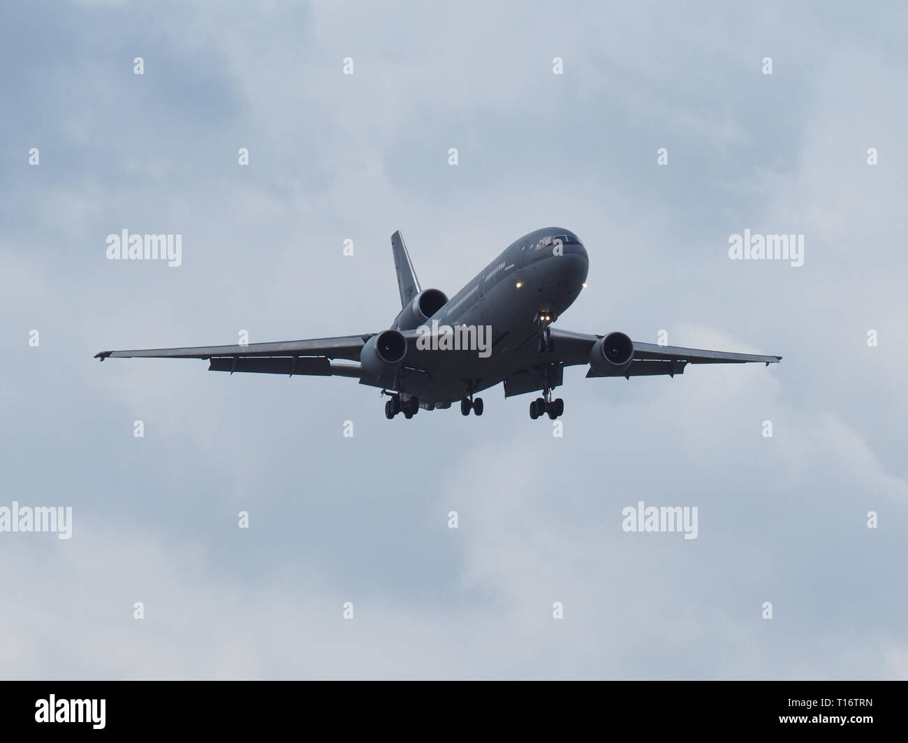 Kleine-Brogel, Belgium - September 8, 2018: KDC-10 StratoTanker of the Dutch Air Force. Stock Photo