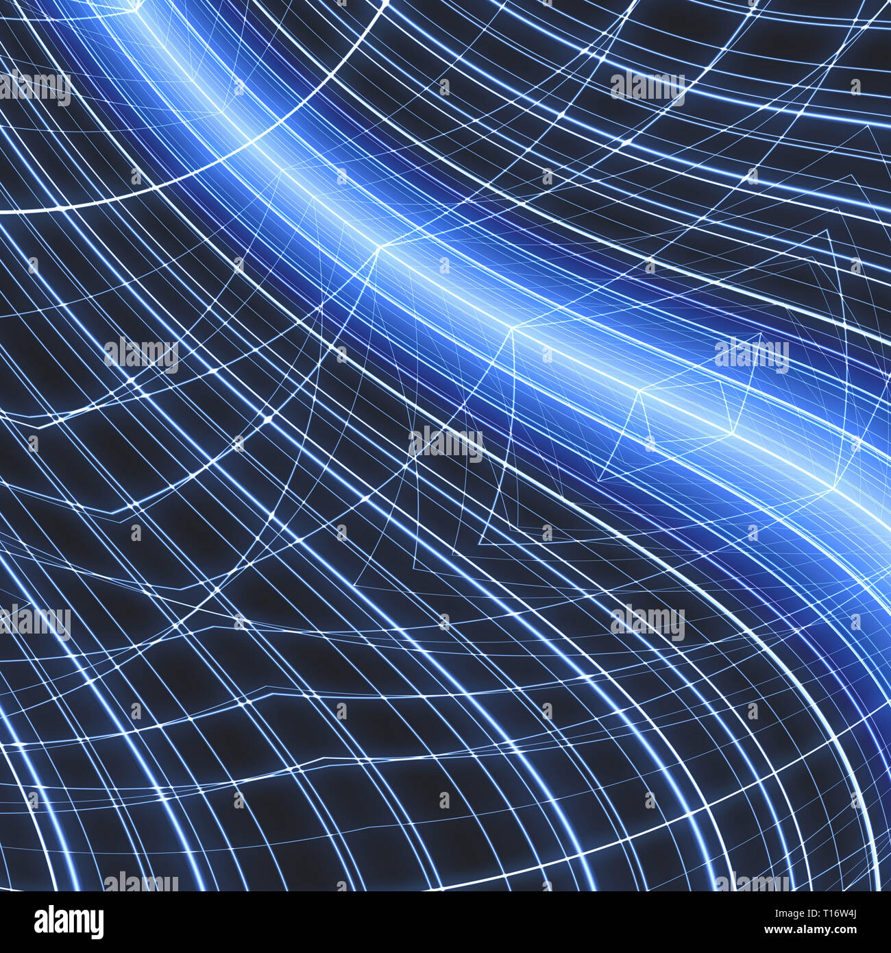 gravitational waves concept Stock Photo