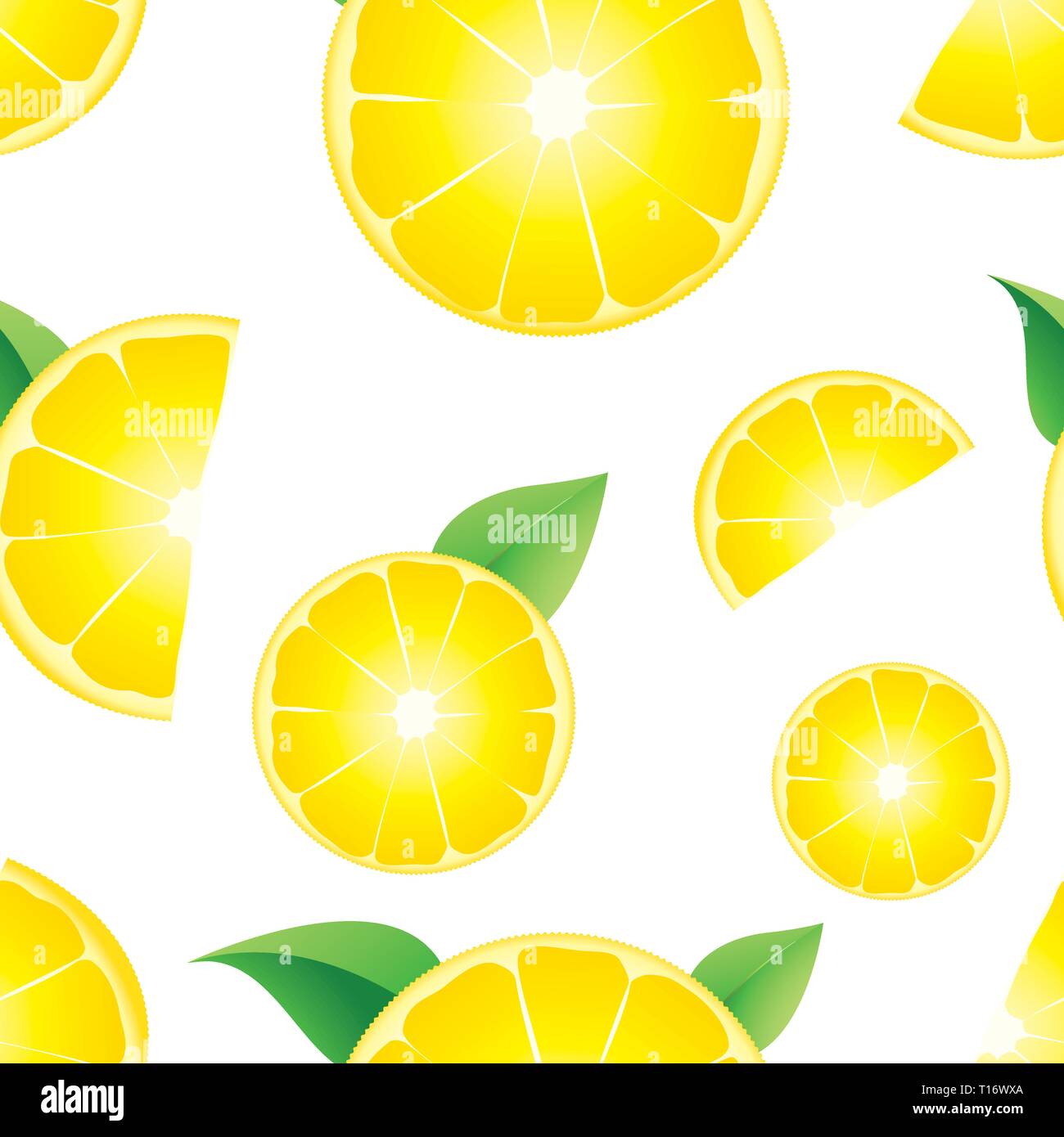 Lemon seamless background, vector illustration Stock Vector Image & Art ...