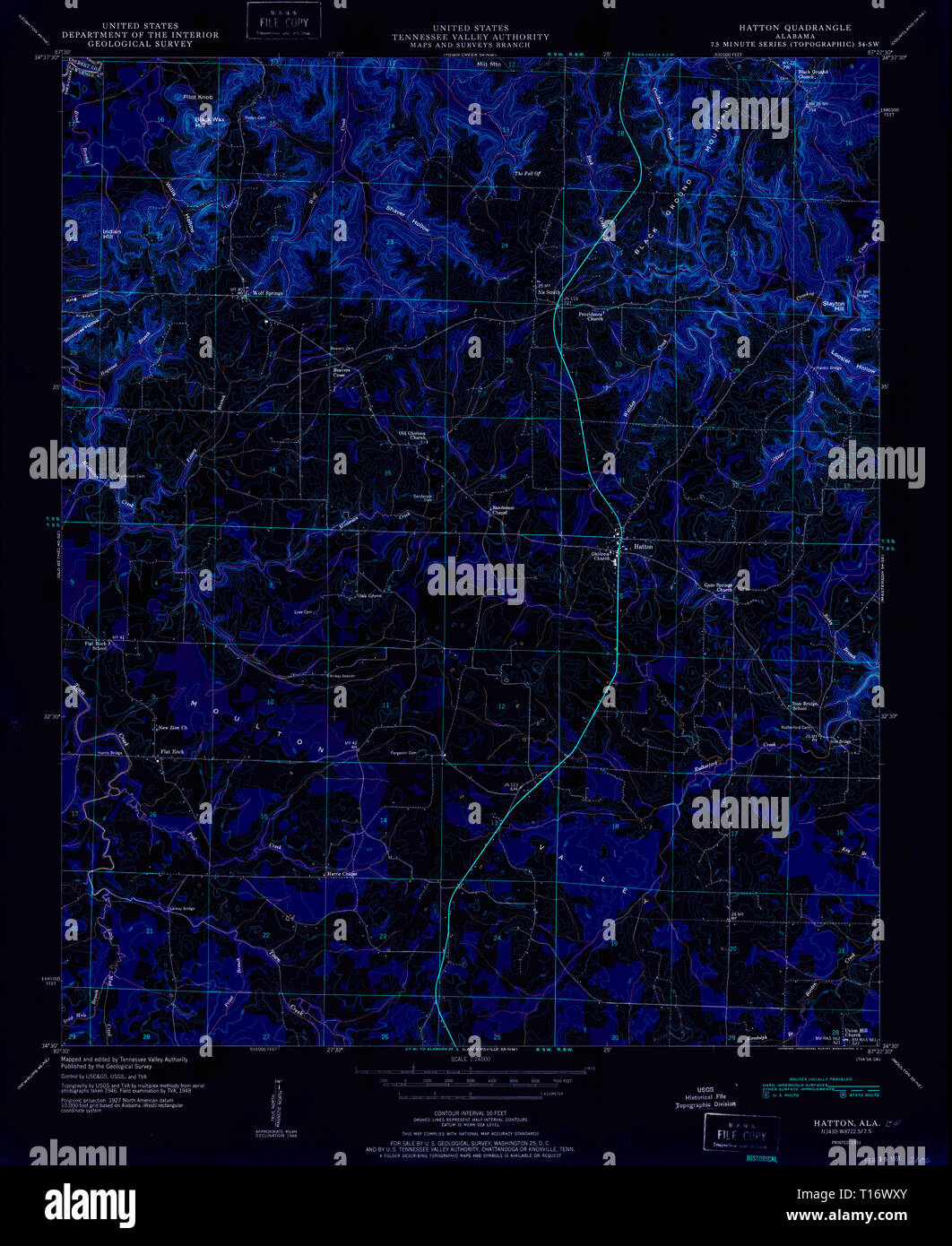Map of hatton hires stock photography and images Alamy