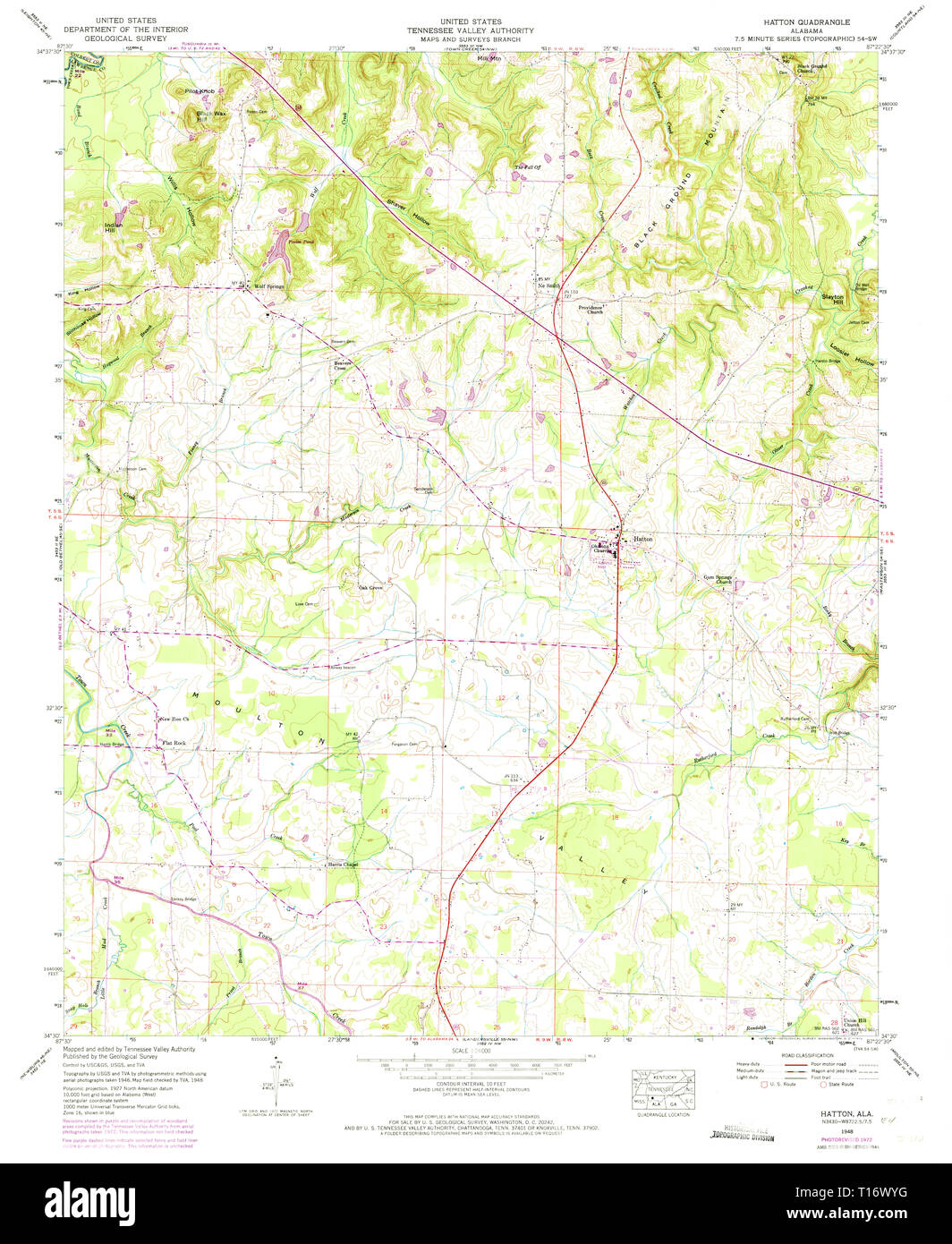 Map of hatton hires stock photography and images Alamy