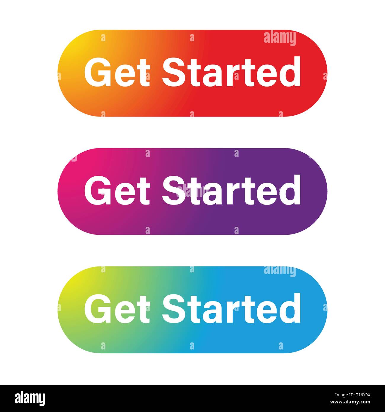 Get started button hi-res stock photography and images - Alamy