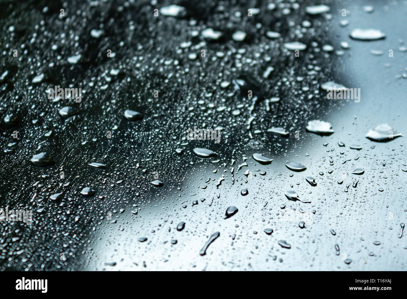 Water Droplets of Windshield Stock Photo - Alamy