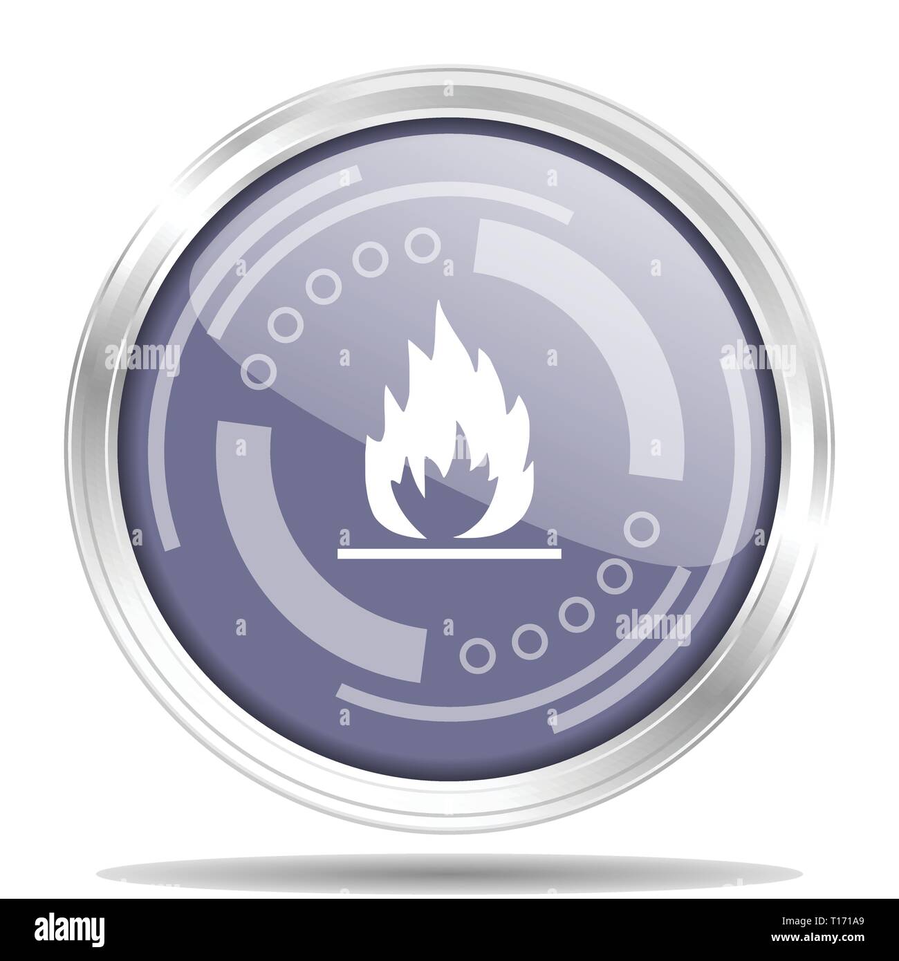 Fire flames border Stock Vector Images - Alamy