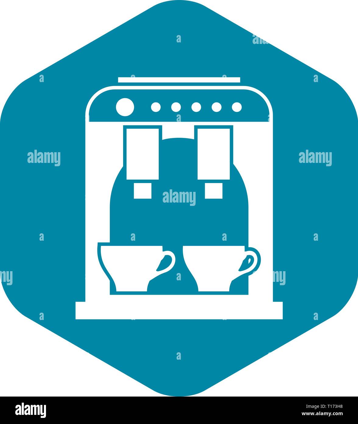 Coffee machine icon, simple style Stock Vector Image & Art - Alamy