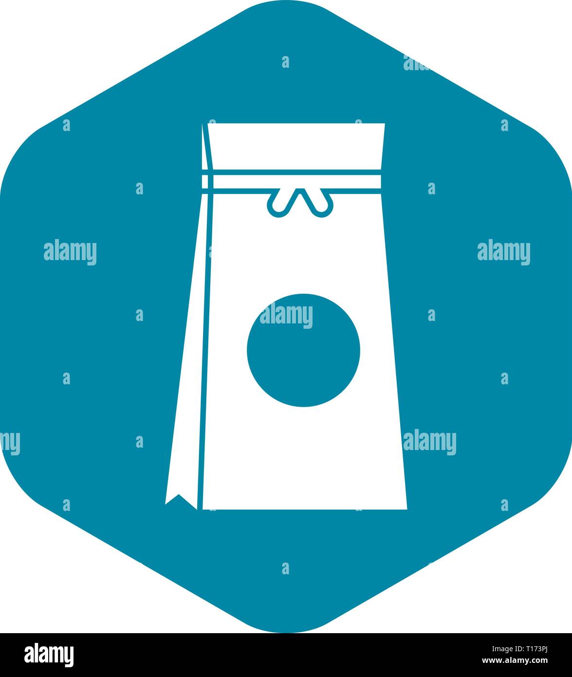 Tea packed in a paper bag icon, simple style Stock Vector Image & Art ...