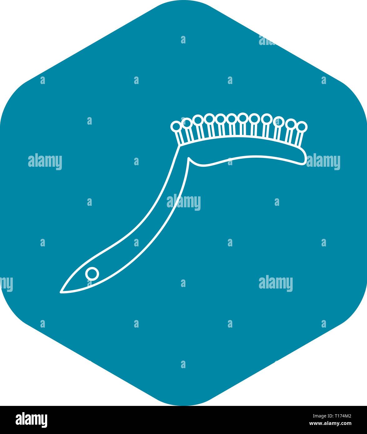 Pet comb icon, outline style Stock Vector Image & Art Alamy