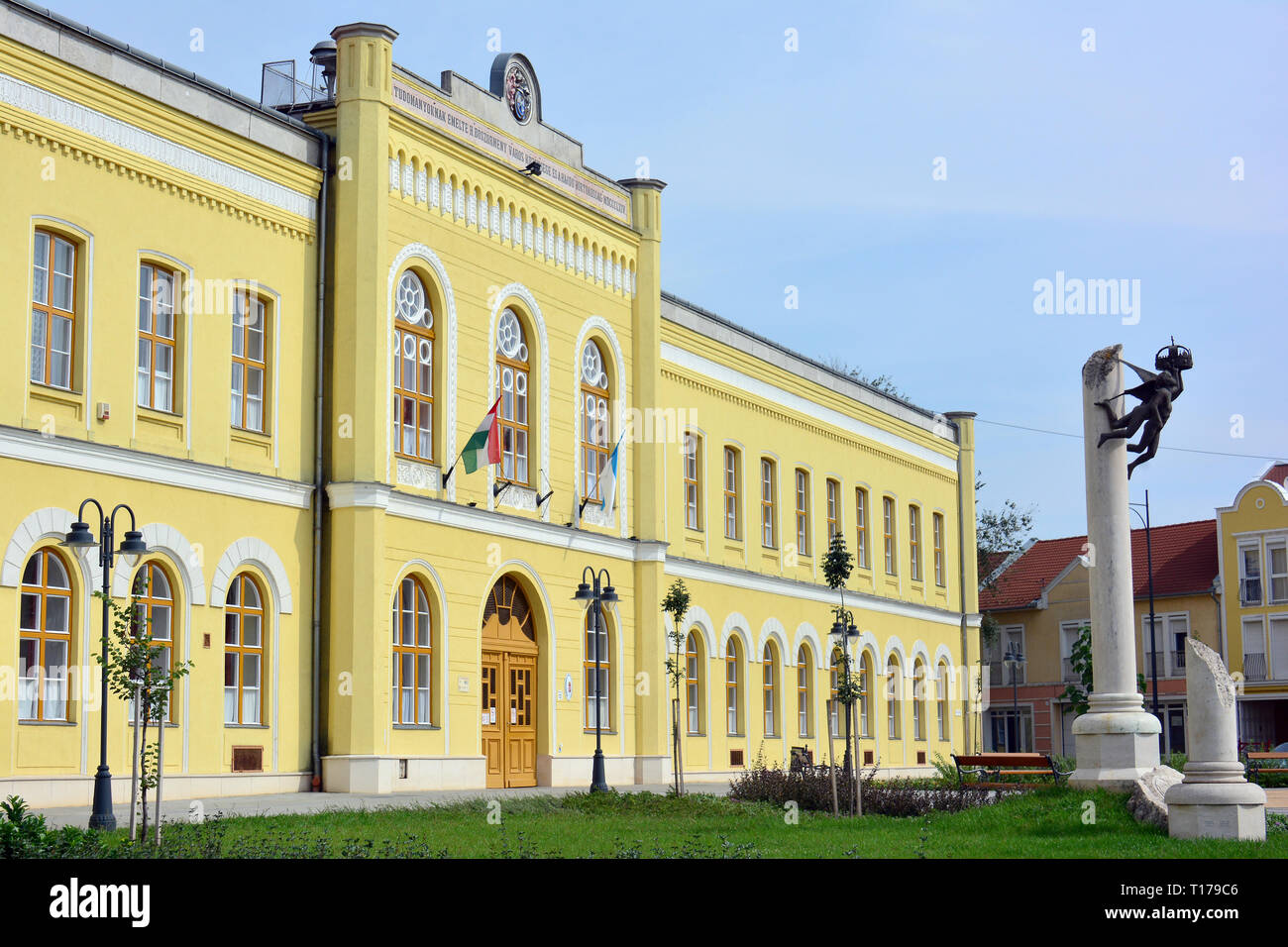Bocskai high school, Hajdúböszörmény, Hajdú-Bihar county, Hungary, Magyarország, Europe Stock Photo