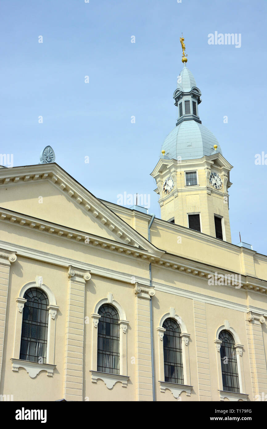 Calvin Square Reformed Church, Hajdúböszörmény, Hajdú-Bihar county, Hungary, Magyarország, Europe Stock Photo
