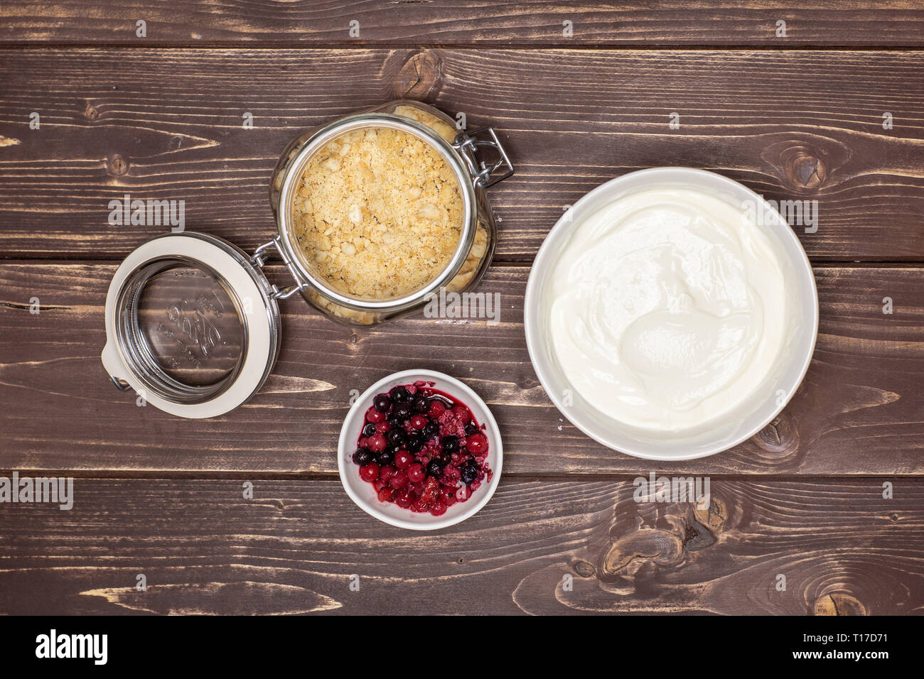 Prepare Shortbread Crumbs Cottage Cream And Berries Recipe Step