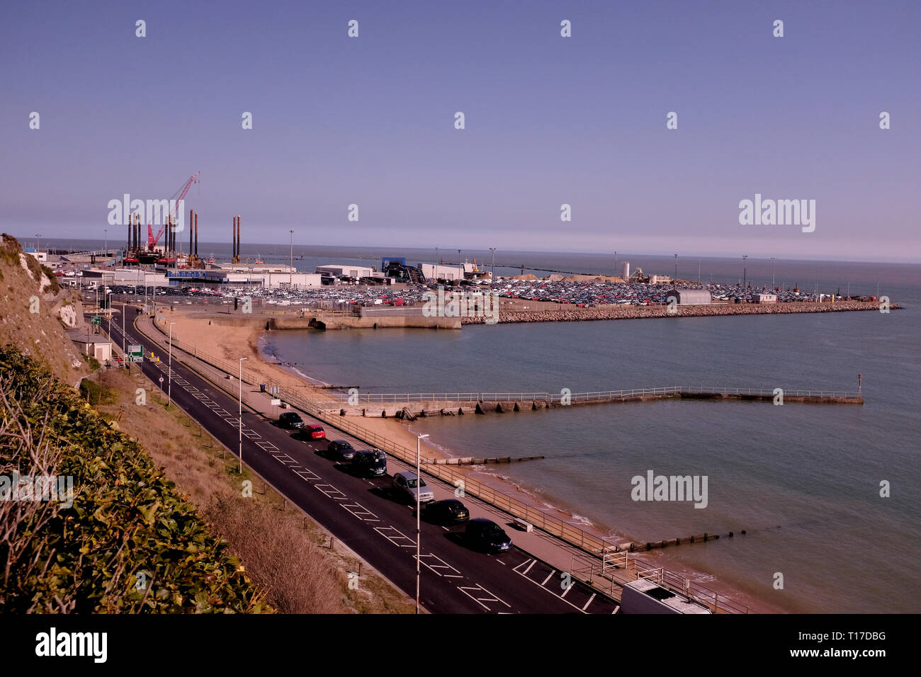 Ramsgate coast aerial england hi-res stock photography and images - Alamy