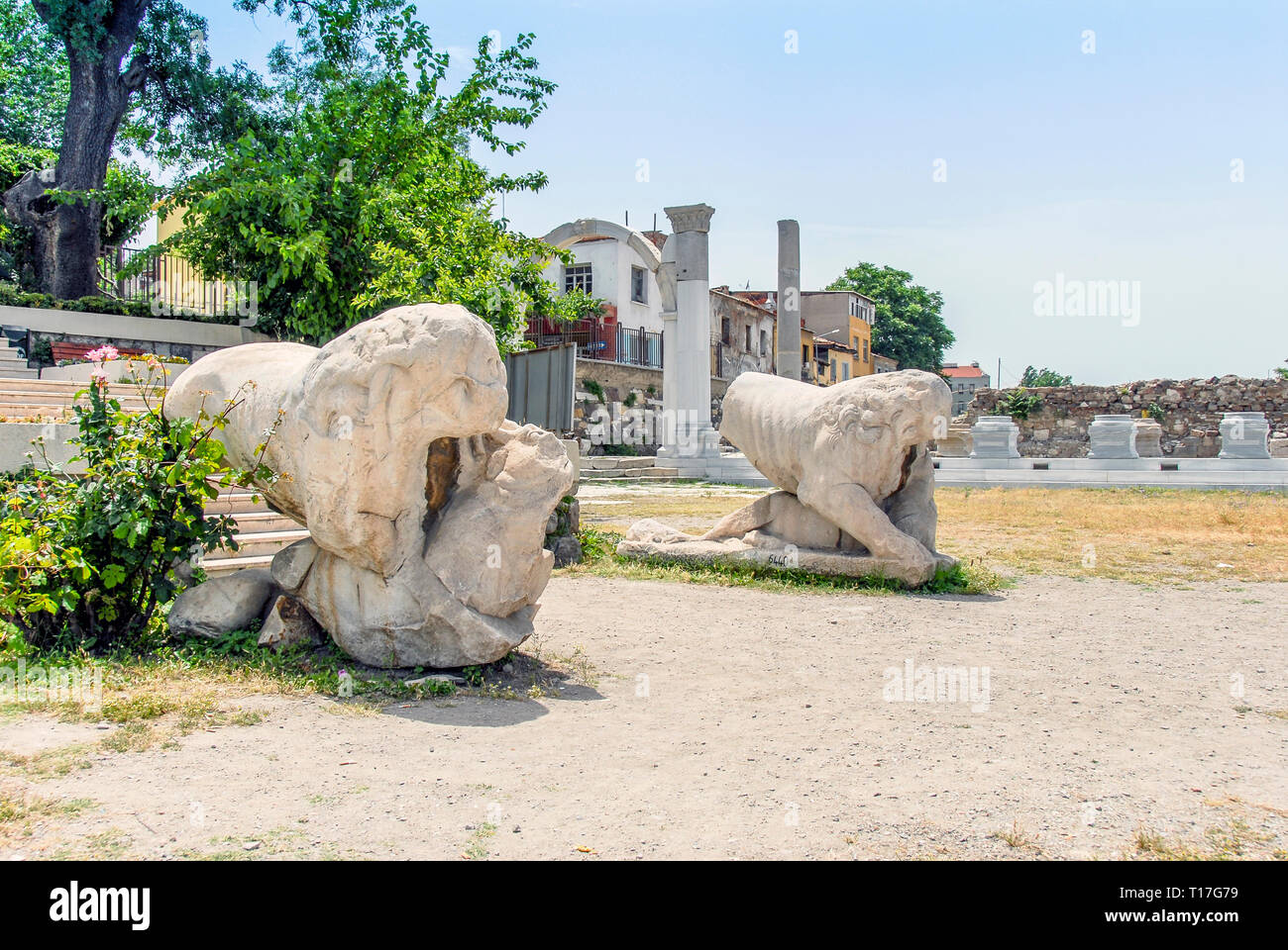 Izmir, Turkey, 20 May 2008: Inherited from the past, Izmir Agora ...