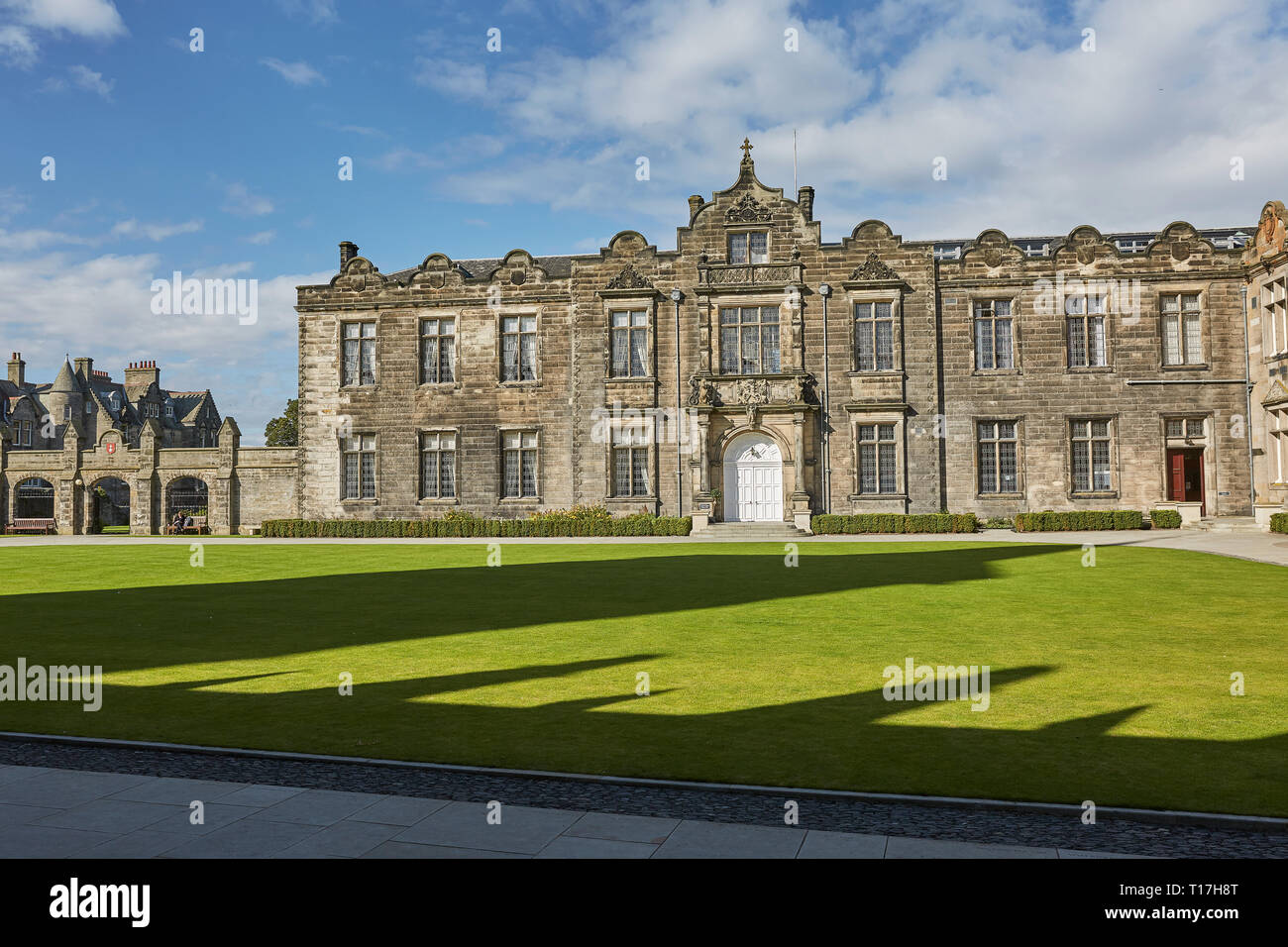 St andrews fife university scotland student hires stock photography