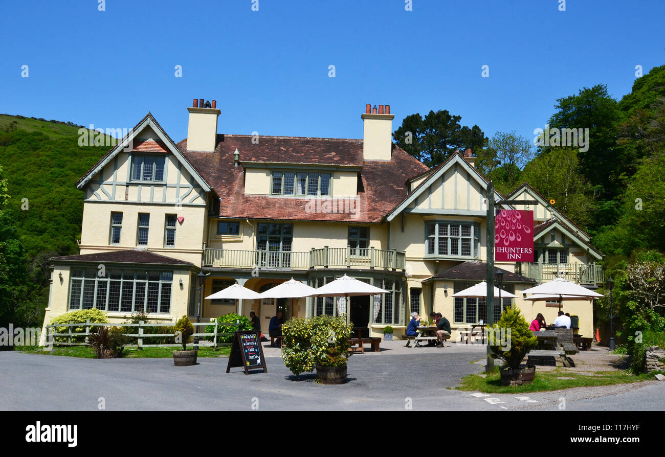 The Hunters Inn, Heddon Valley, Devon, UK Stock Photo