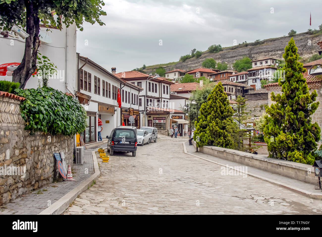 Karabuk, Turkey, 23 May 2013: Historic Mansions, City View of Safranbolu Stock Photo