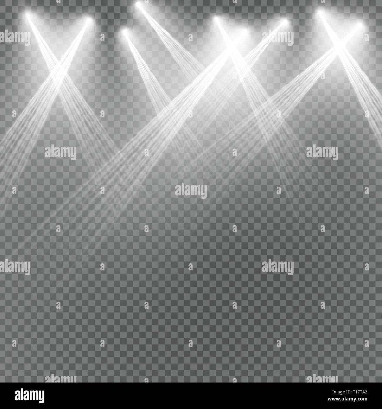 Vector Spotlights. Scene. Light Effects Stock Vector Image & Art Alamy