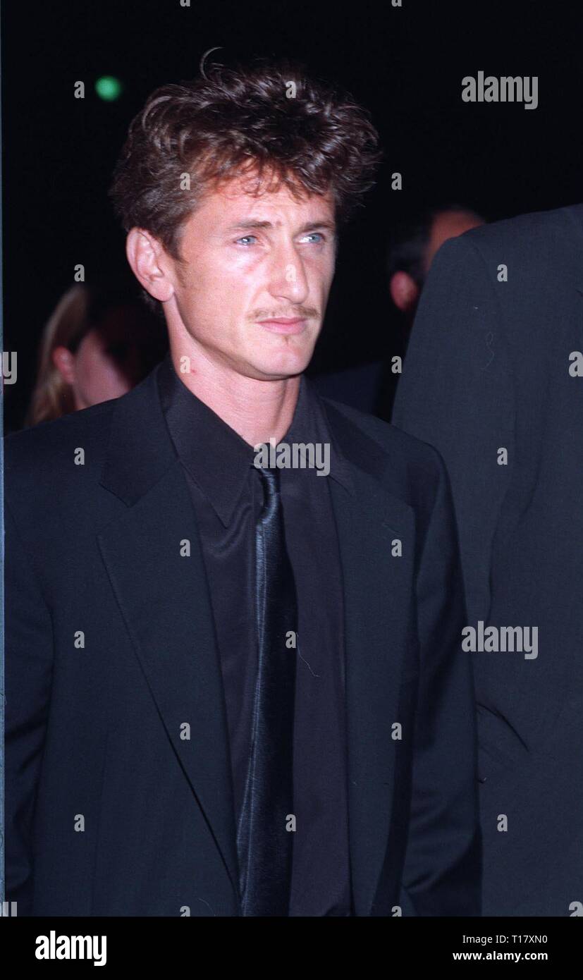 LOS ANGELES, CA. September 08, 1997: Actor Sean Penn at the premiere of his  new movie, "The Game," in which he stars with Michael Douglas. The premiere  was at the Chinese Theatre
