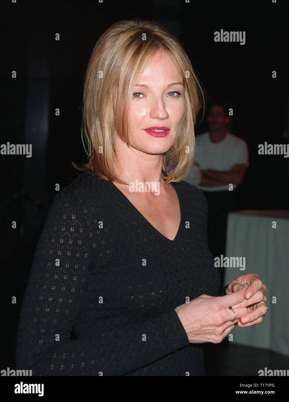 LOS ANGELES, CA. October 20, 1997:  Actress Ellen Barkin at premiere in Los Angeles of her new TV movie 'Before Women Had Wings.' The movie is the first for Oprah Winfrey's Harpo Films production company. Stock Photo