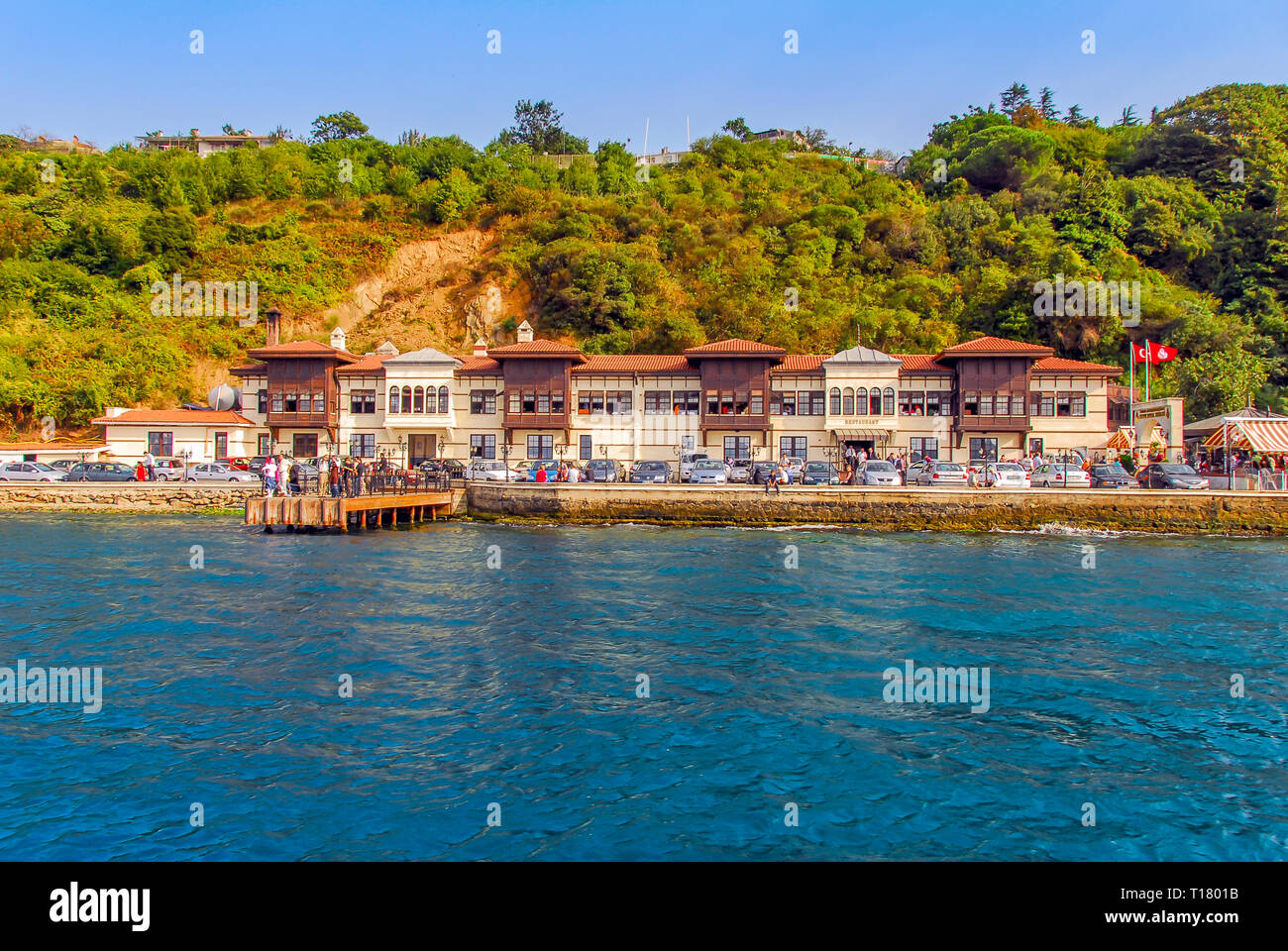 Istanbul, Turkey, 02 September 2017: Bosphorus, Social Facility, Cubuklu, Beykoz Stock Photo