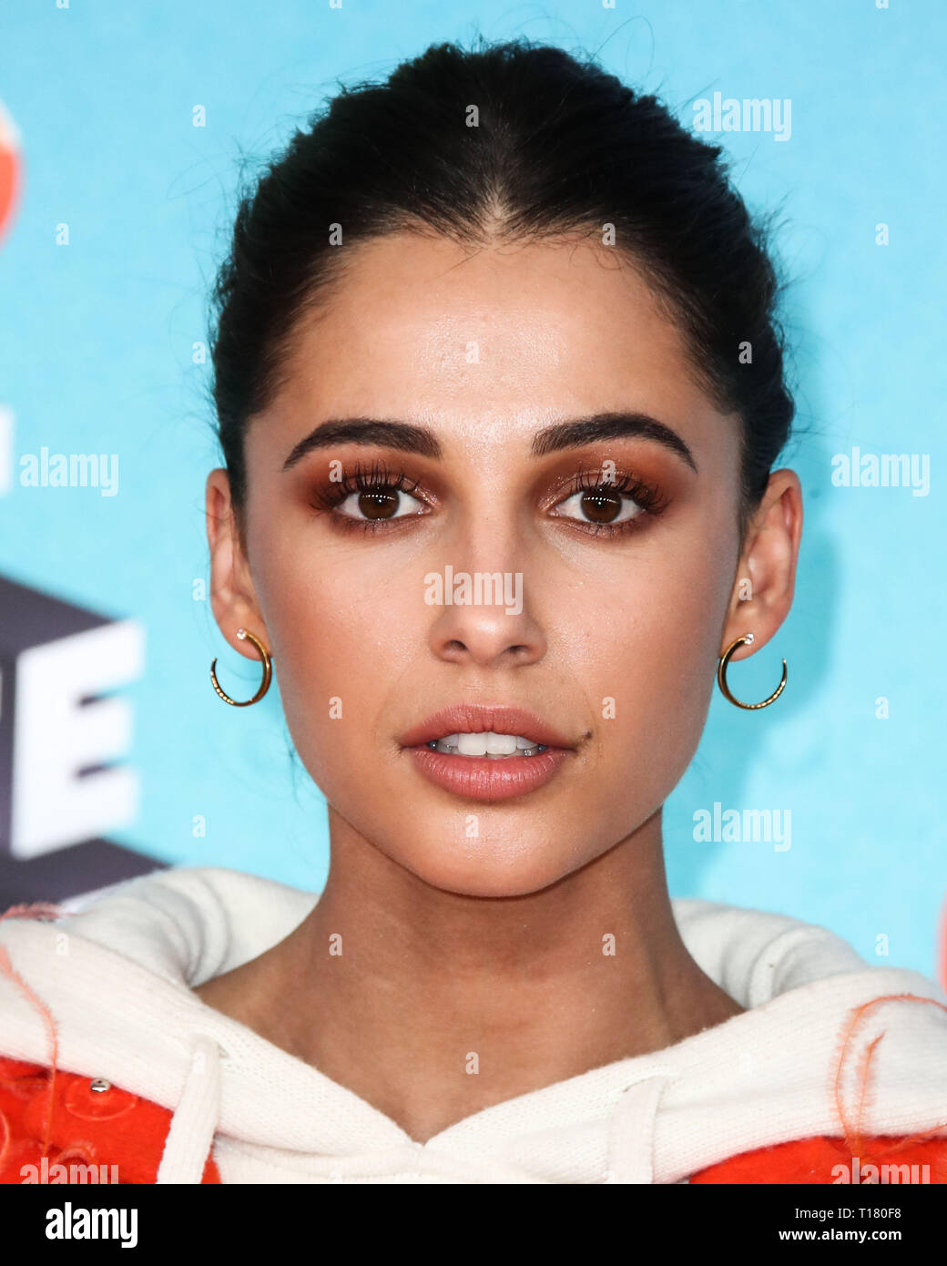 Los Angeles, USA. 23rd Mar, 2019.  Naomi Scott arrives at Nickelodeon's 2019 Kids' Choice Awards held at the USC Galen Center on March 23, 2019 in Los Angeles, California, United States. (Photo by Xavier Collin/Image Press Agency) Credit: Image Press Agency/Alamy Live News Stock Photo