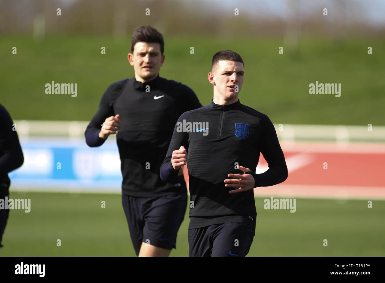 Declan rice england training hi-res stock photography and images - Alamy
