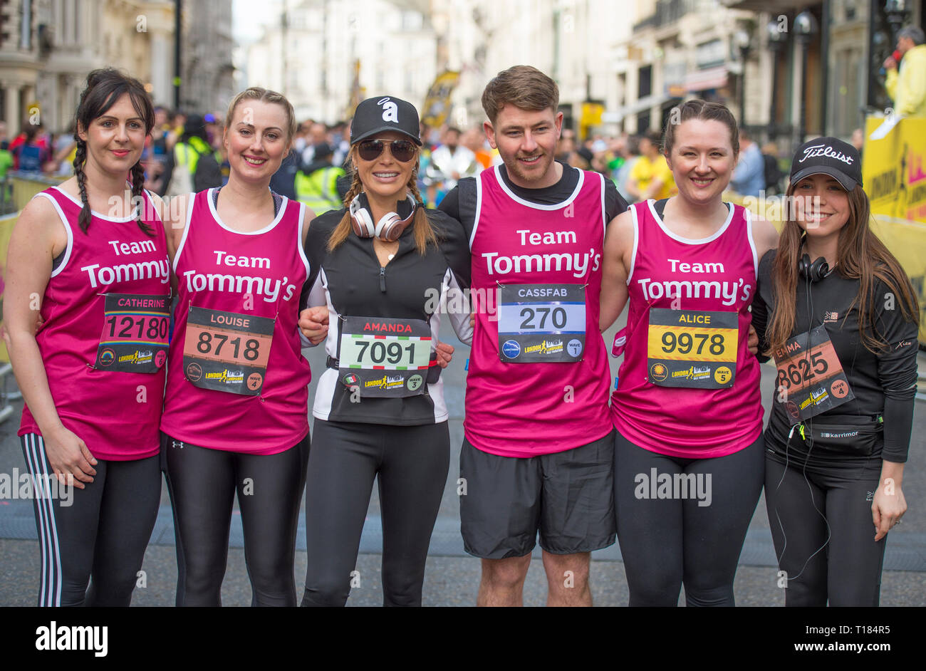 London, UK. 24th March, 2019. The second London Landmarks Half Marathon
