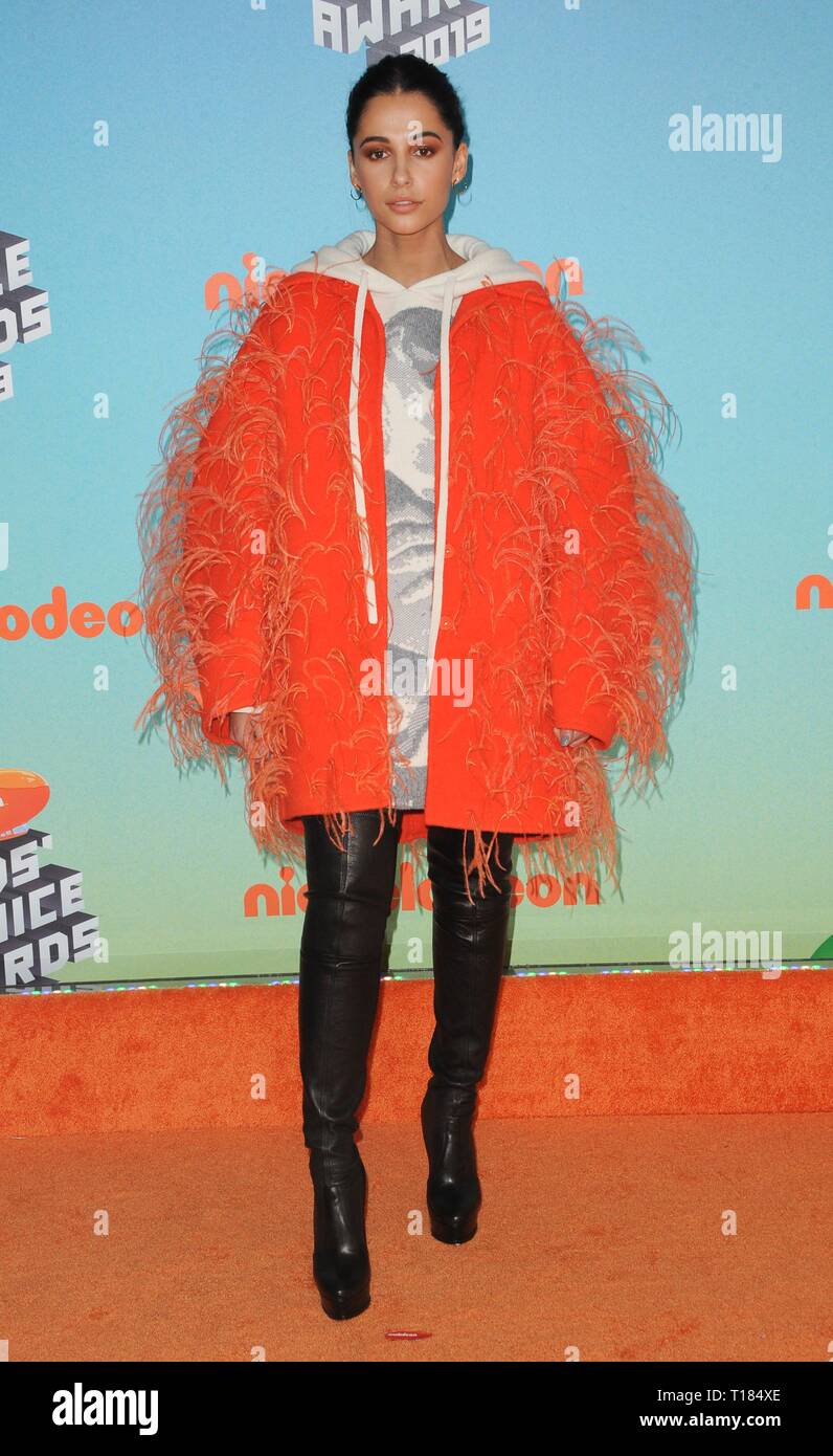Los Angeles, CA, USA. 23rd Mar, 2019. Naomi Scott at arrivals for Nickelodeon 2019 Kids Choice Awards, USC Galen Center, Los Angeles, CA March 23, 2019. Credit: Elizabeth Goodenough/Everett Collection/Alamy Live News Stock Photo