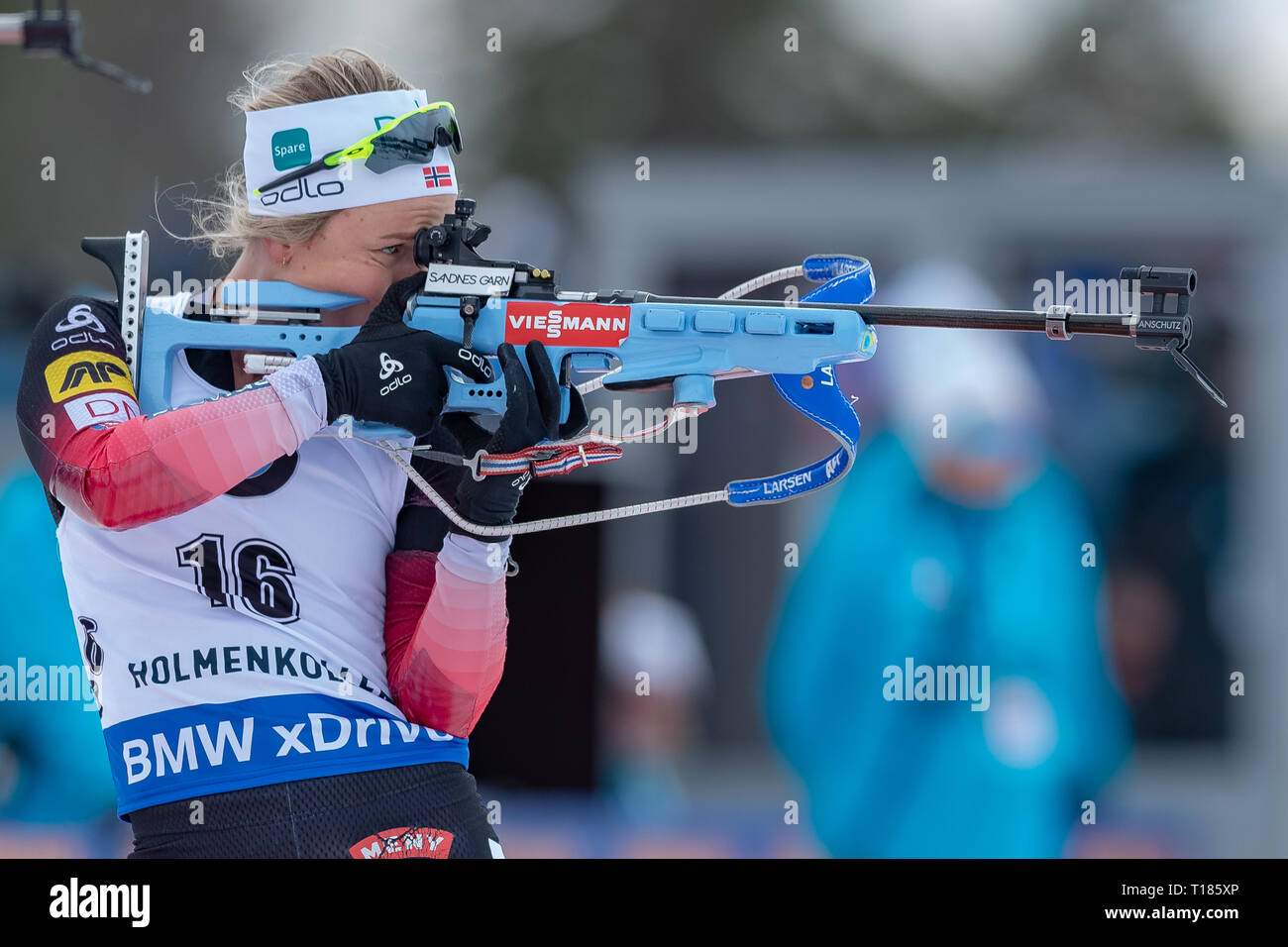 Oslo Norway 24th Mar 2019 Bmw Ibu World Cup Biathlon 24 March 2019 Tiril Eckhoff Of