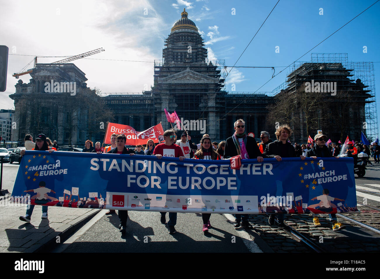 Brussels North Brabant Belgium 24th Mar 2019 Protesters Are