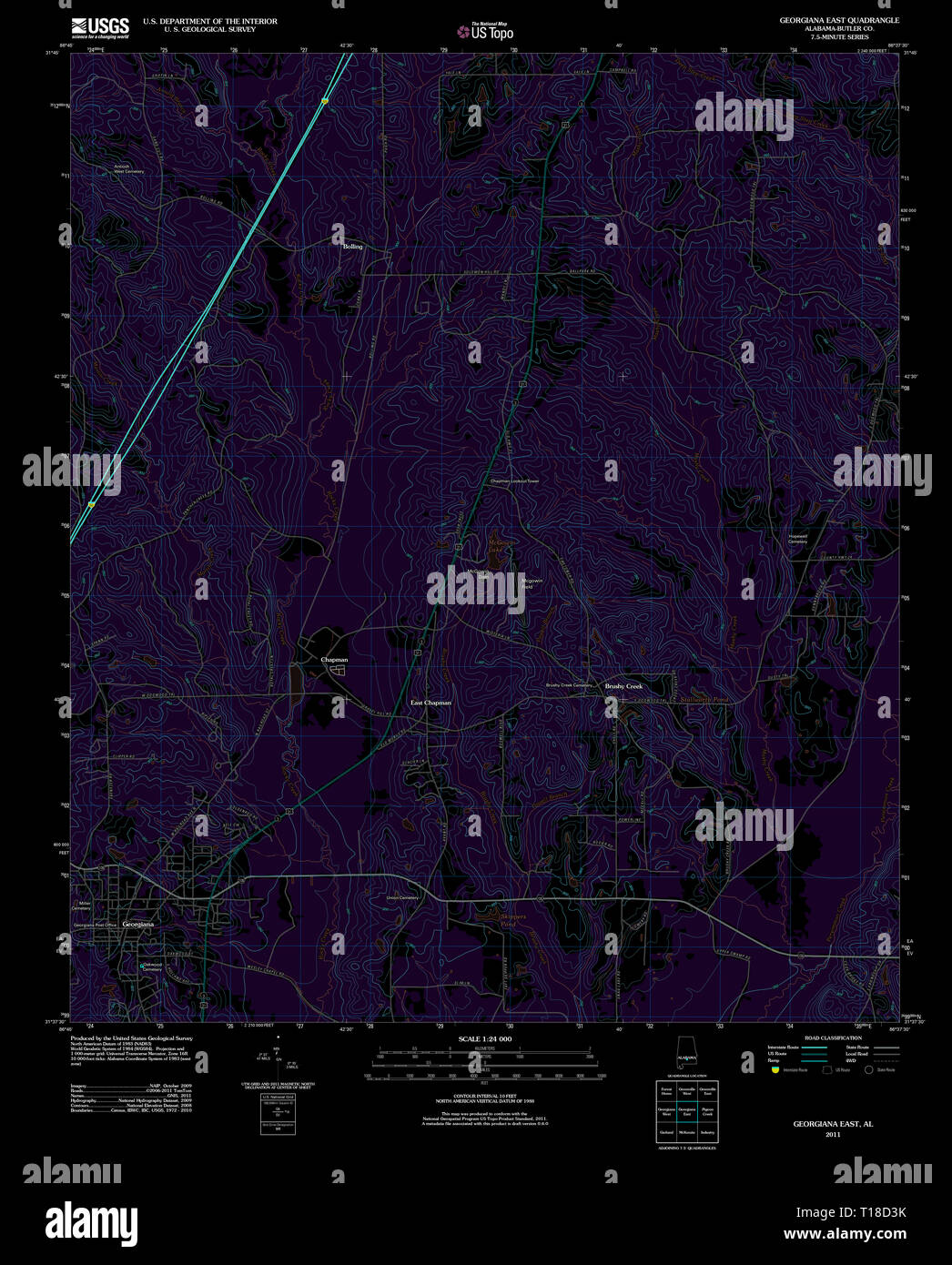 alabama map hires stock photography and images Alamy
