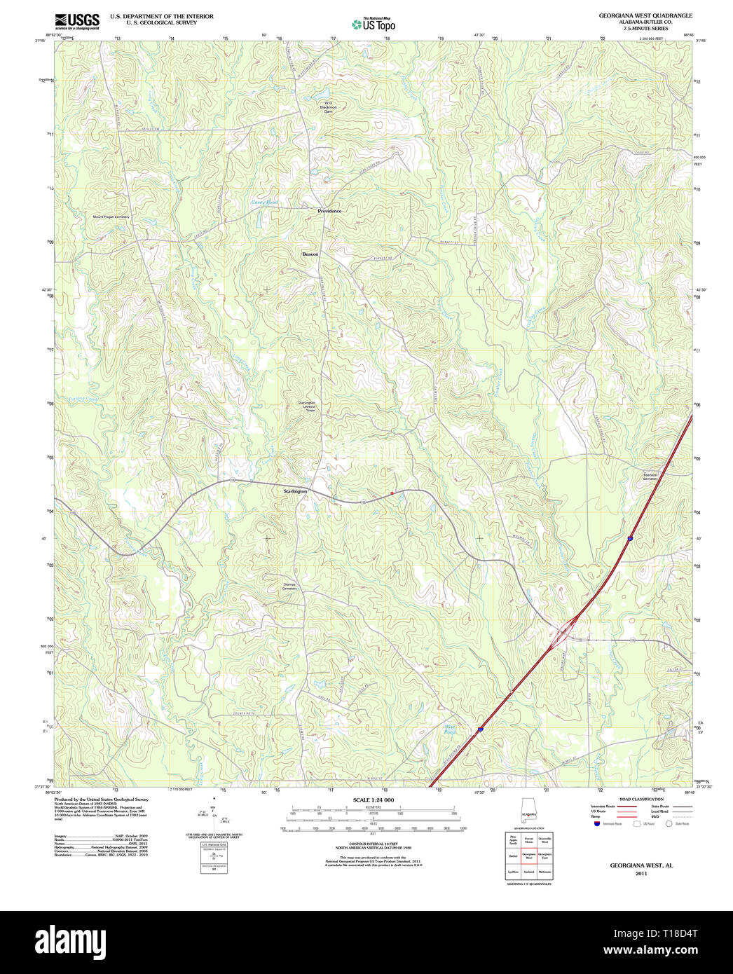 alabama map hires stock photography and images Alamy