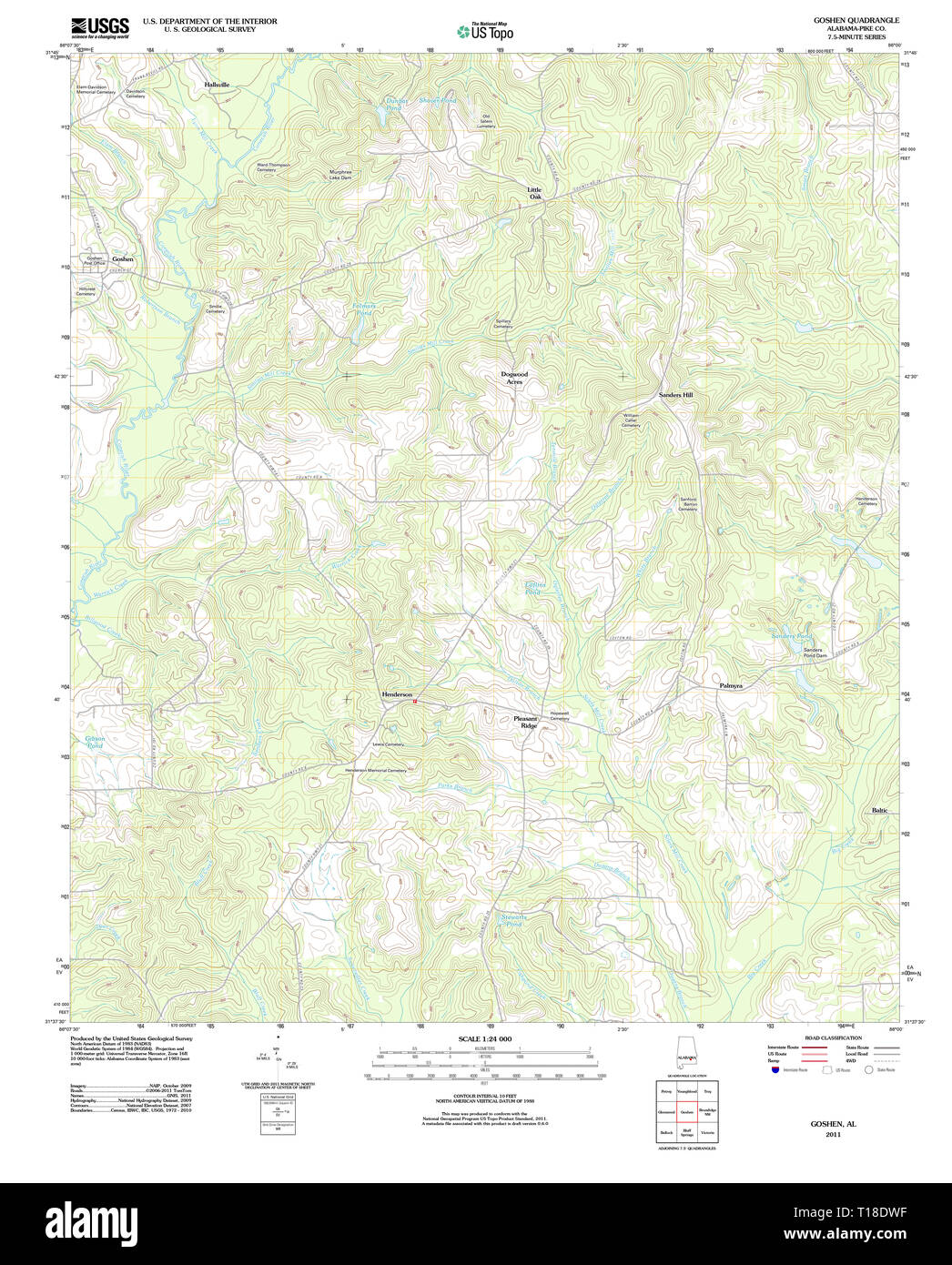 Goshen map hires stock photography and images Alamy
