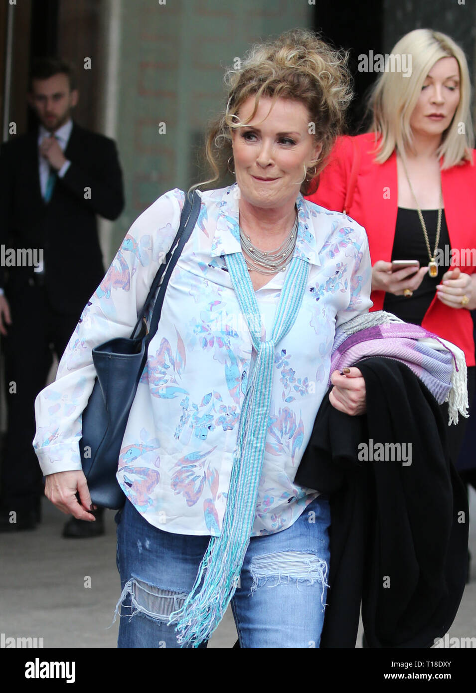 Beverley Callard outside ITV Studios Featuring: Beverley Callard Where ...