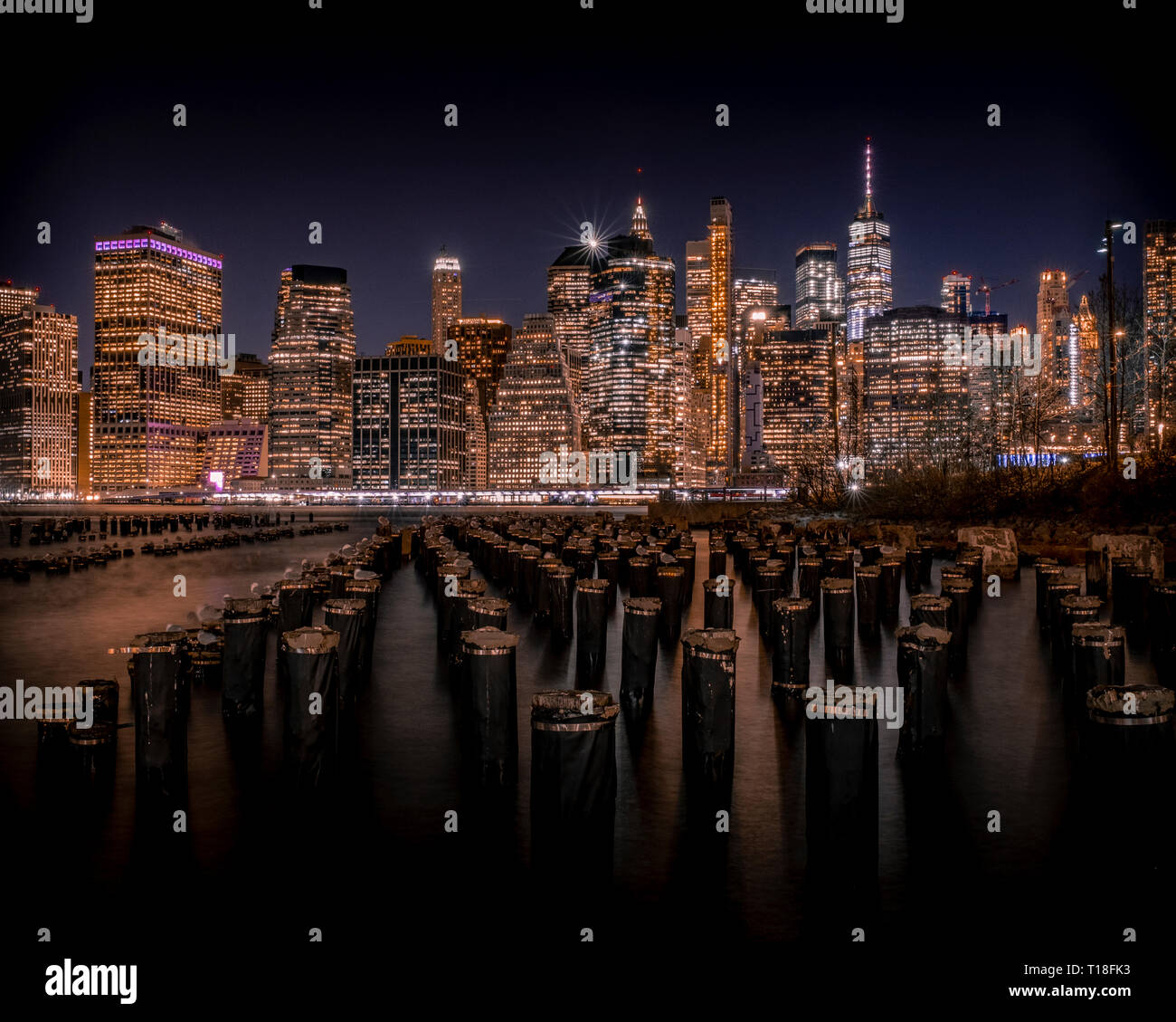 New york night hi-res stock photography and images - Alamy