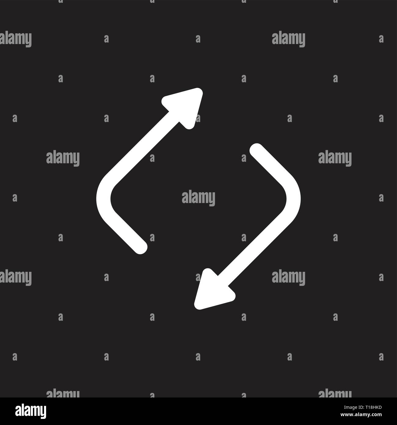circle up down arrows trade symbol vector Stock Vector Image & Art Alamy