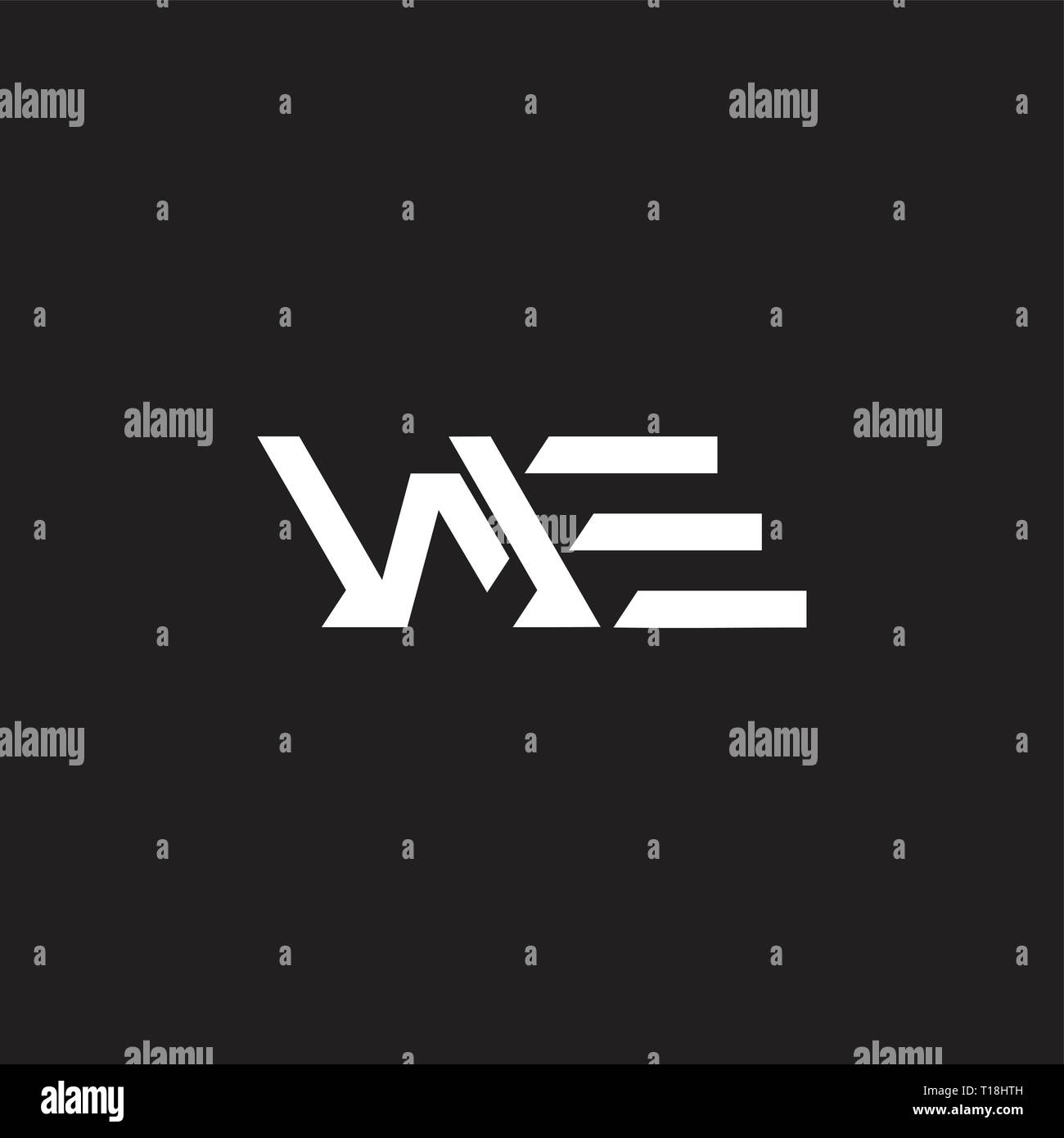abstract letter w walk feet abstract logo Stock Vector Image & Art - Alamy
