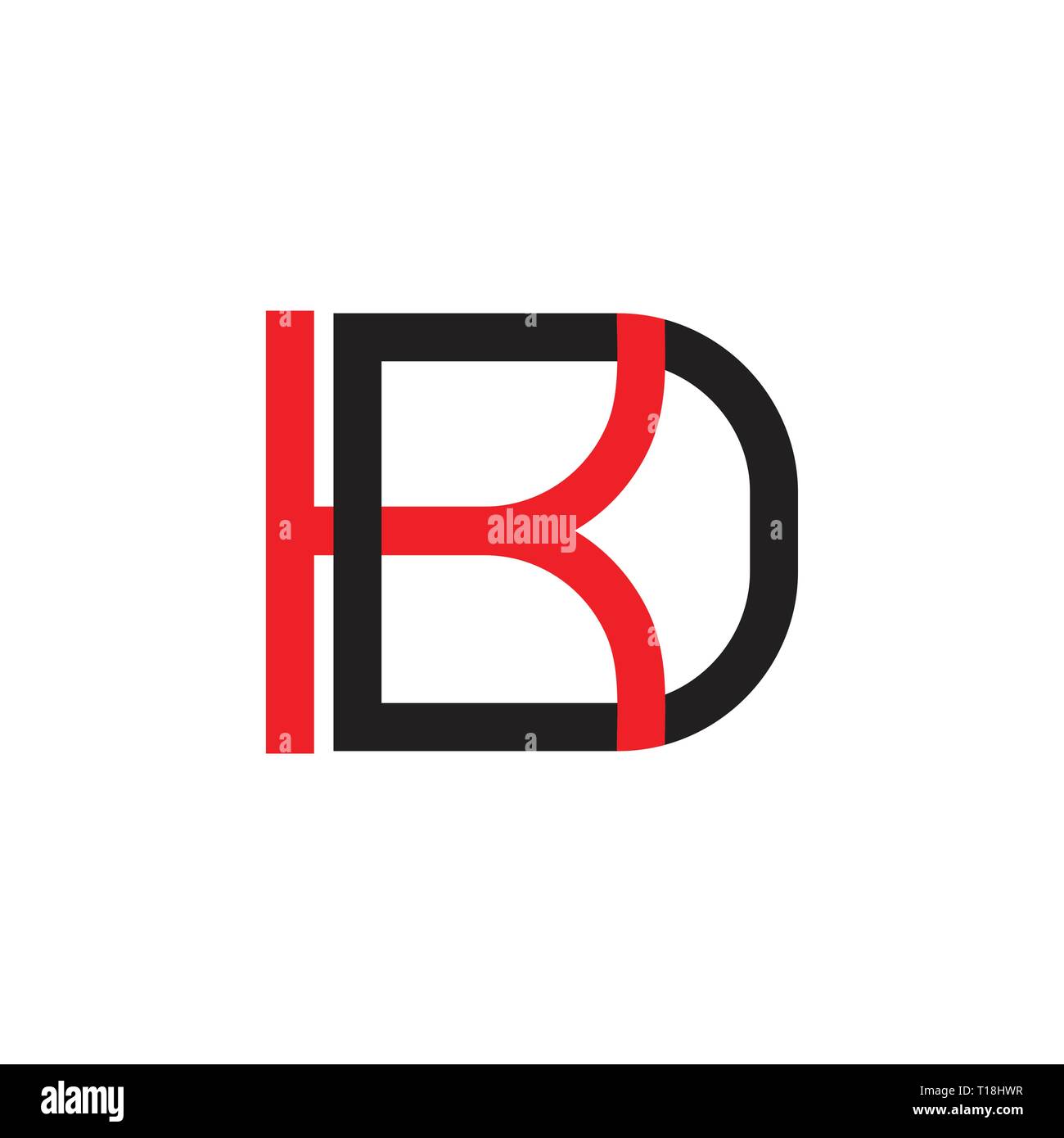 letters kd simple linked line logo Stock Vector Image & Art - Alamy