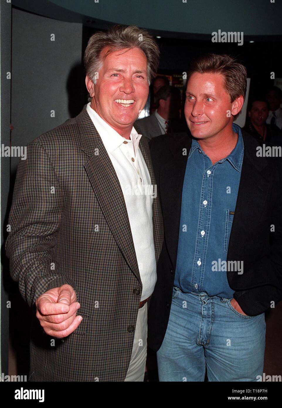 LAS VEGAS, NV. July 11, 1997 Father & son actors MARTIN SHEEN (left