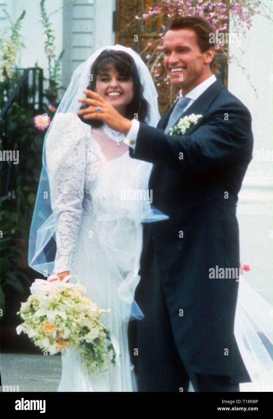 Maria Shriver and Arnold Schwarzenegger 1986 Photo By John Barrett