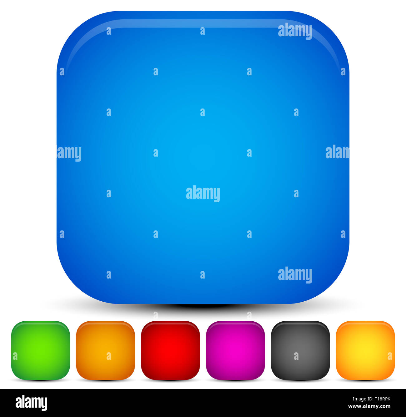 Square buton hi-res stock photography and images - Alamy
