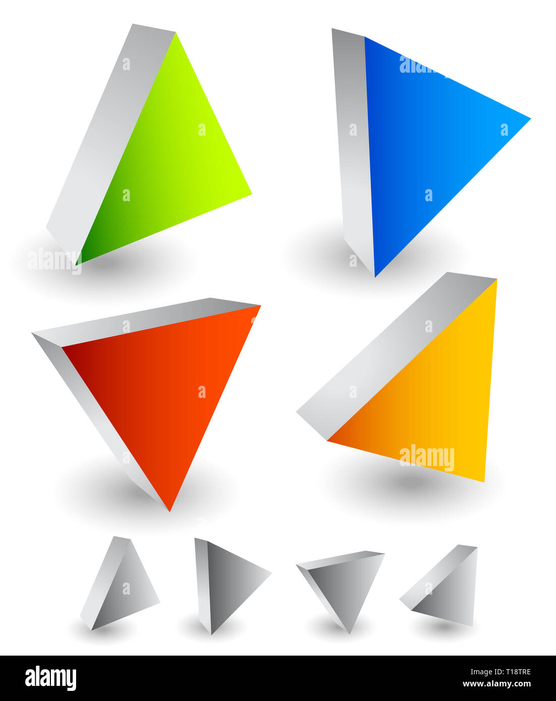 Arrow icons pointing up, down, left and right. Vector graphic Stock ...