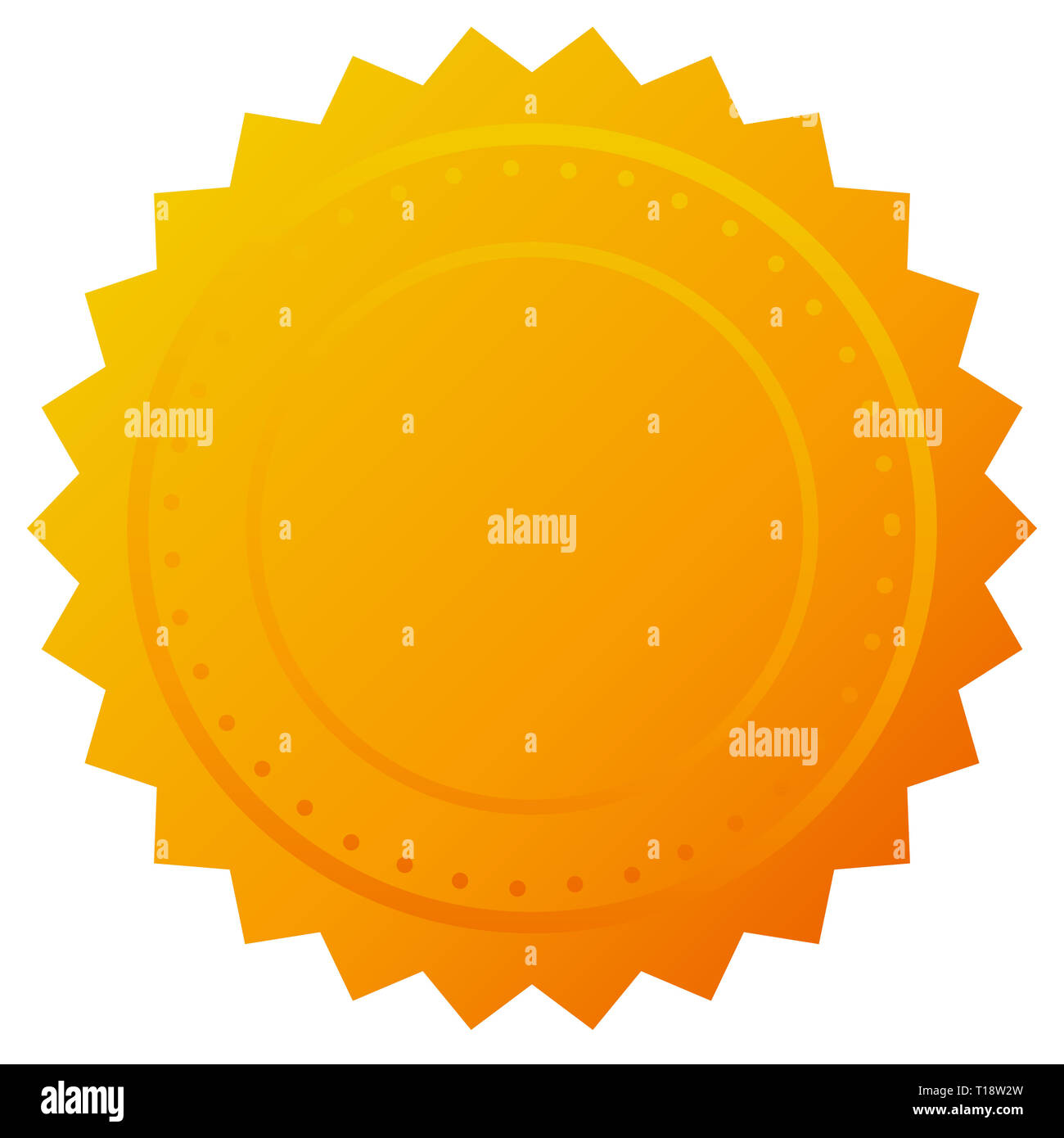 Badge isolated on white Stock Photo - Alamy