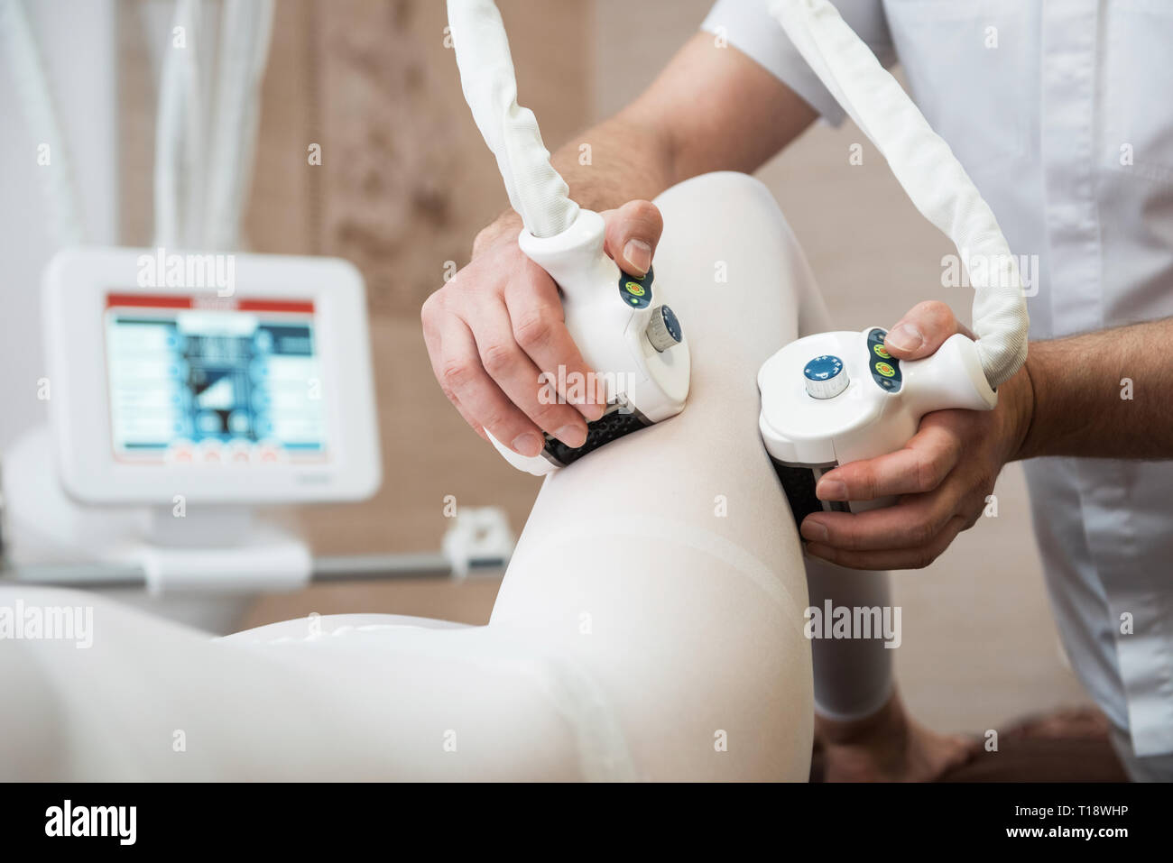 Procedure laser lipolysis Stock Photo Alamy