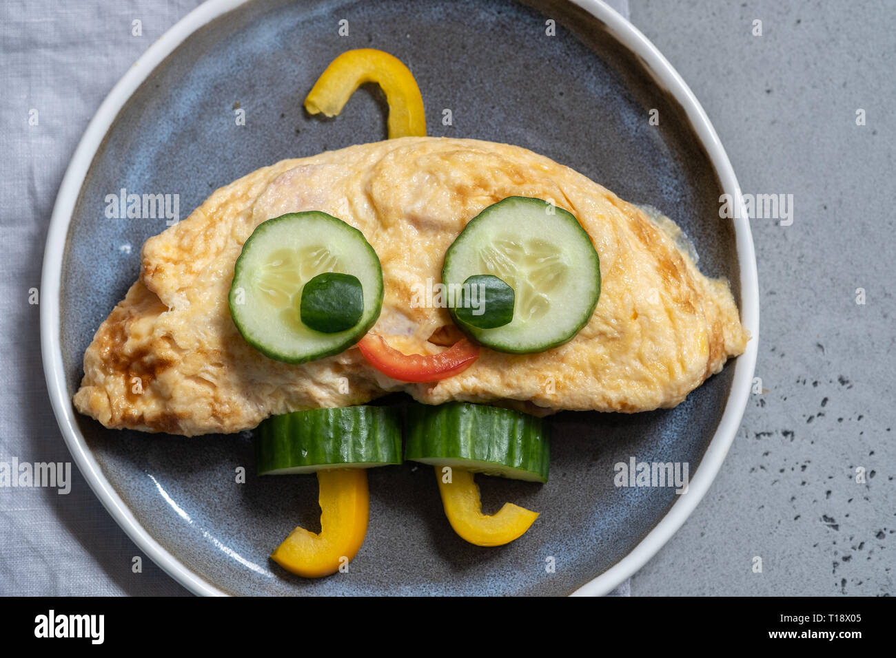 Breakfast for kids Stock Photo - Alamy