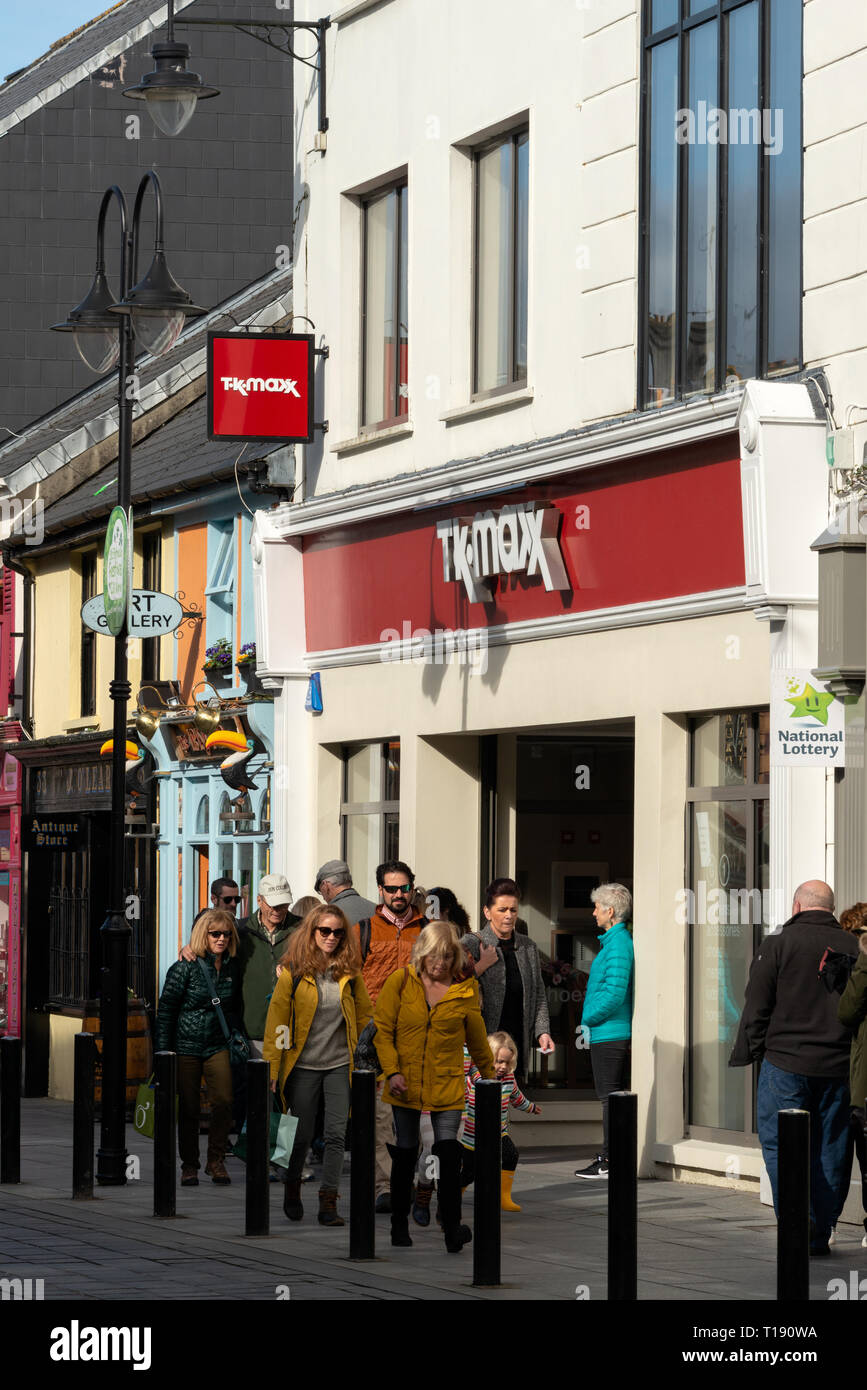 Small town ireland tk maxx store hires stock photography and images