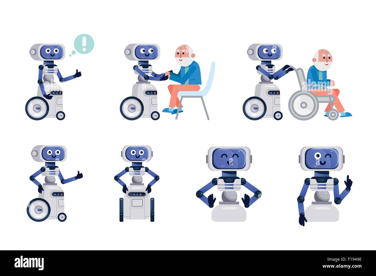 robot assistant vector